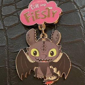 Cute and Feisty Toothless Universal Key Chain